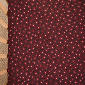 Midnight Daisy Crib Sheet