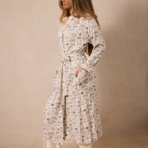 Bleu Toile Robe