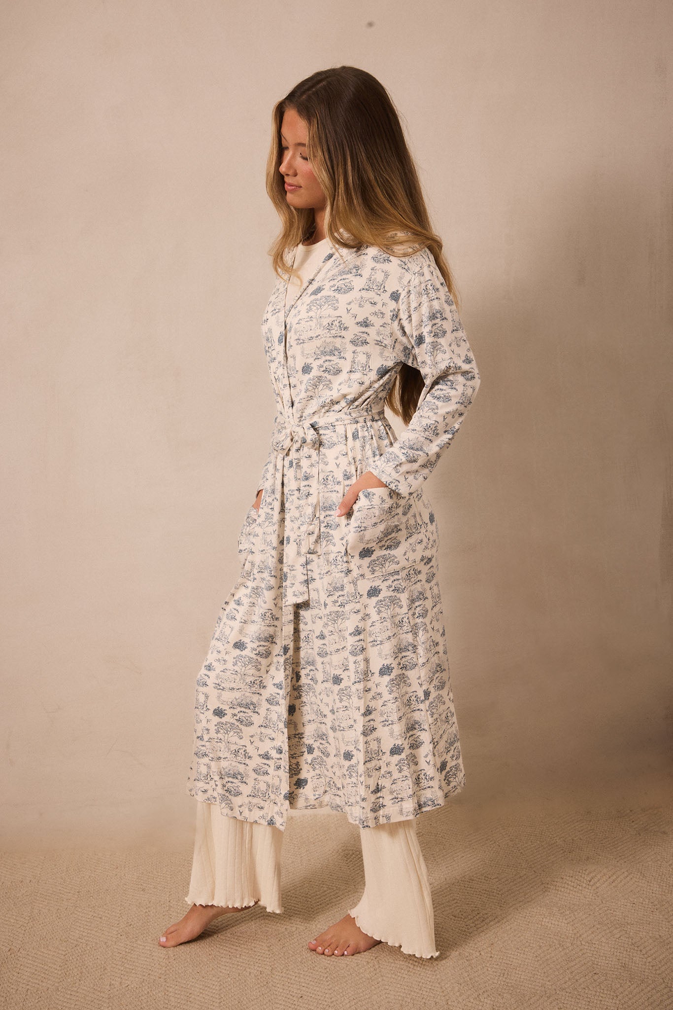 Bleu Toile Robe