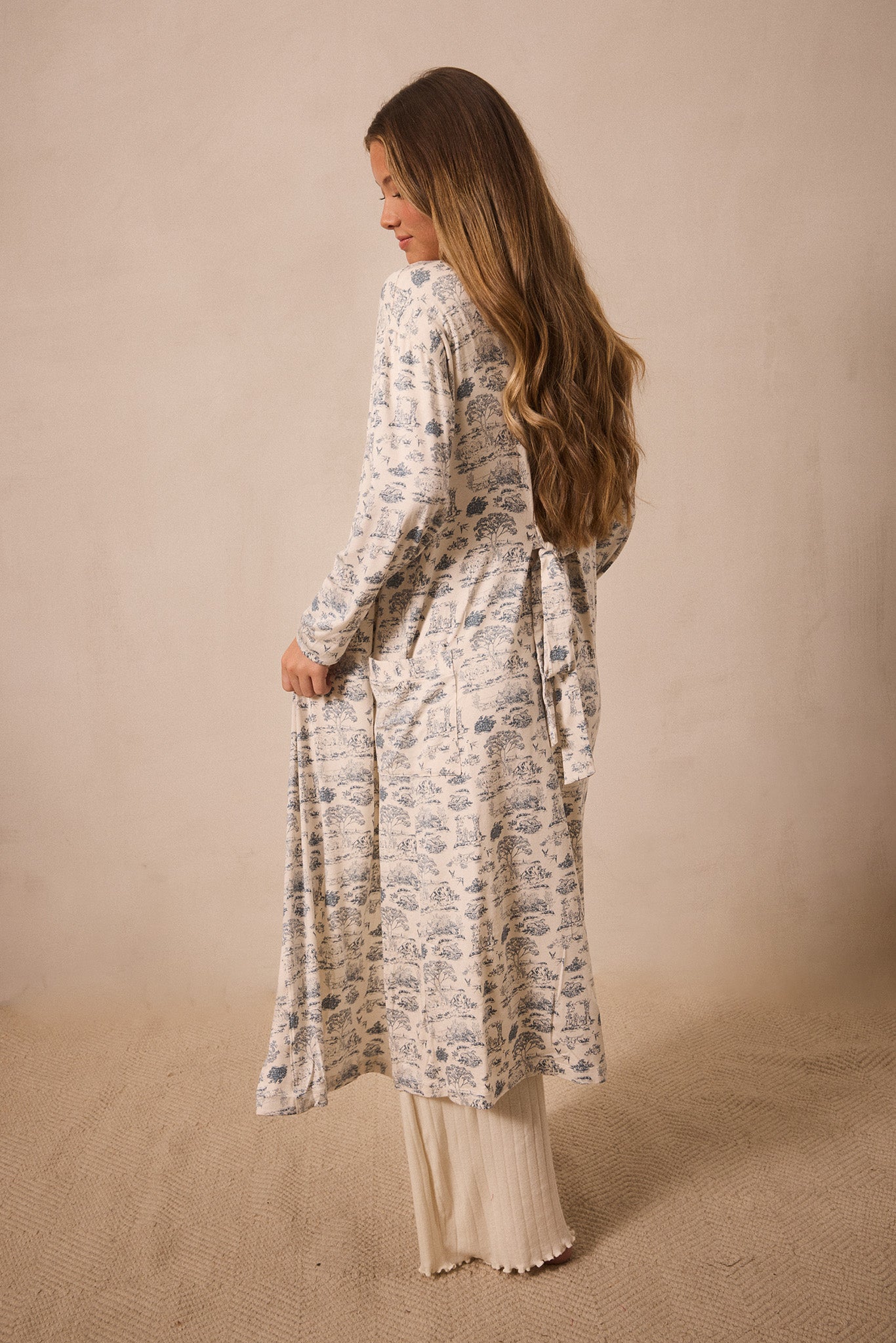 Bleu Toile Robe - Image 7