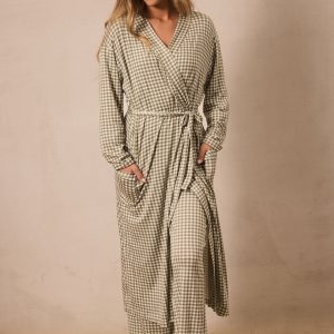 Green Gingham Robe