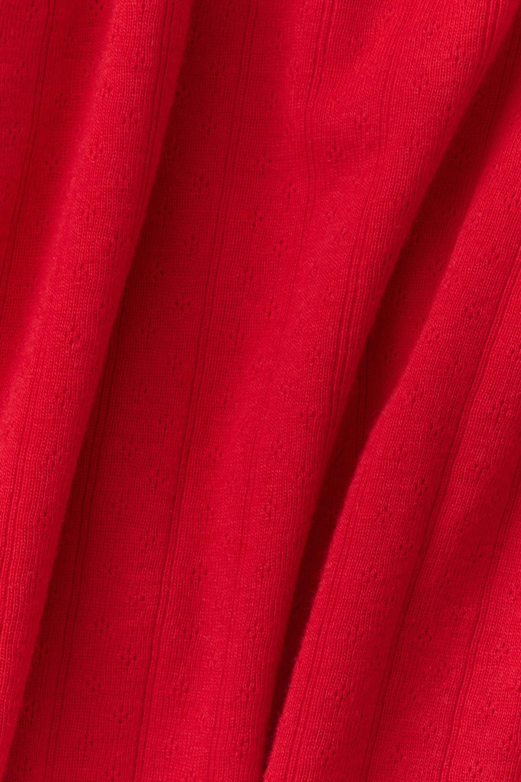 Red Pointelle Toddler Sleep Set - Image 6