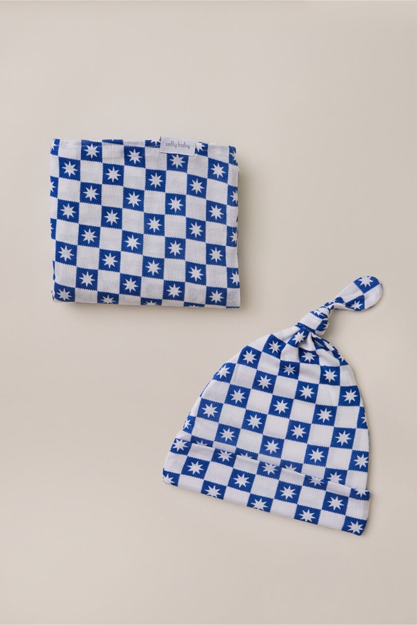 Twilight Swaddle + Hat Set