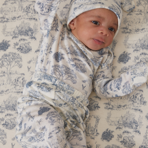Bleu Toile Baby Sleep Set