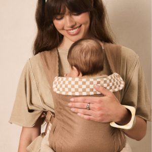 Almondine Chequer Soft Buckle Carrier