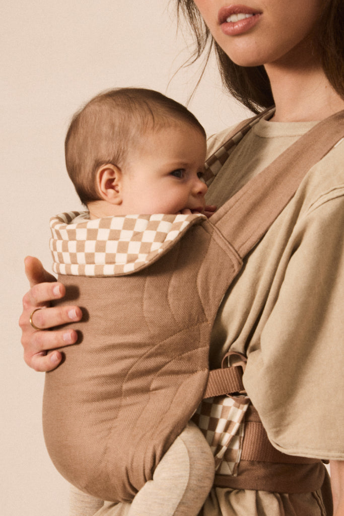 Almondine Chequer Soft Buckle Carrier - Image 2