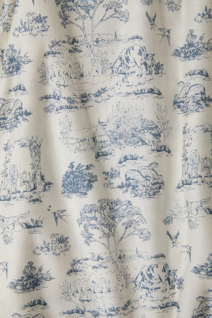 Bleu Toile Nursing Cover - Image 4