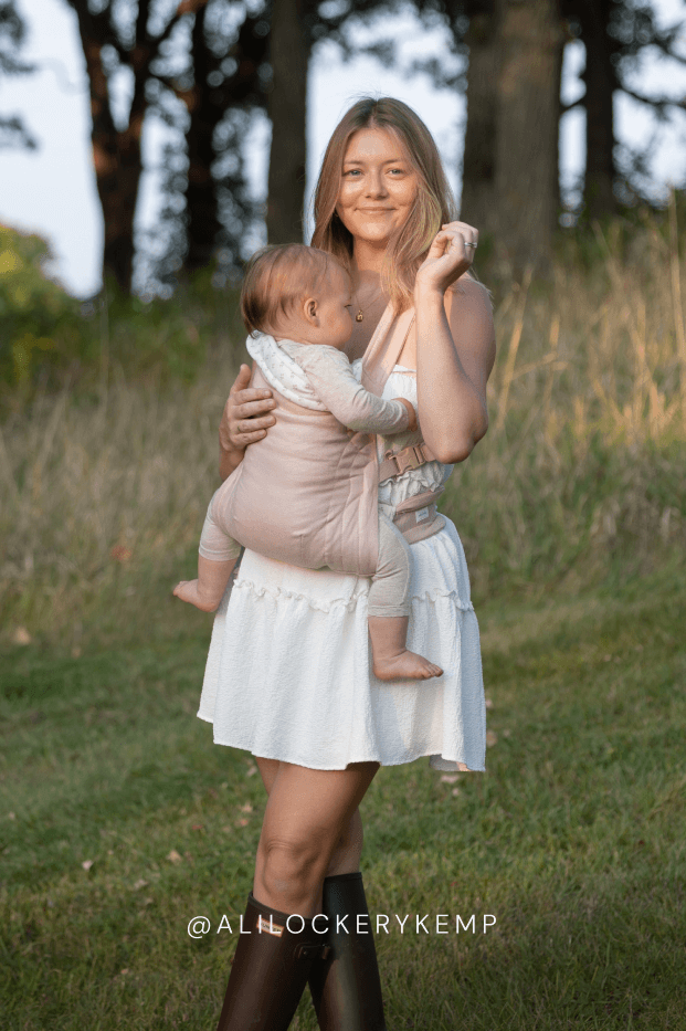 Blush Floret Soft Buckle Carrier - Image 7