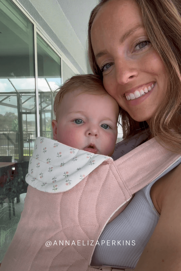 Blush Floret Soft Buckle Carrier - Image 8