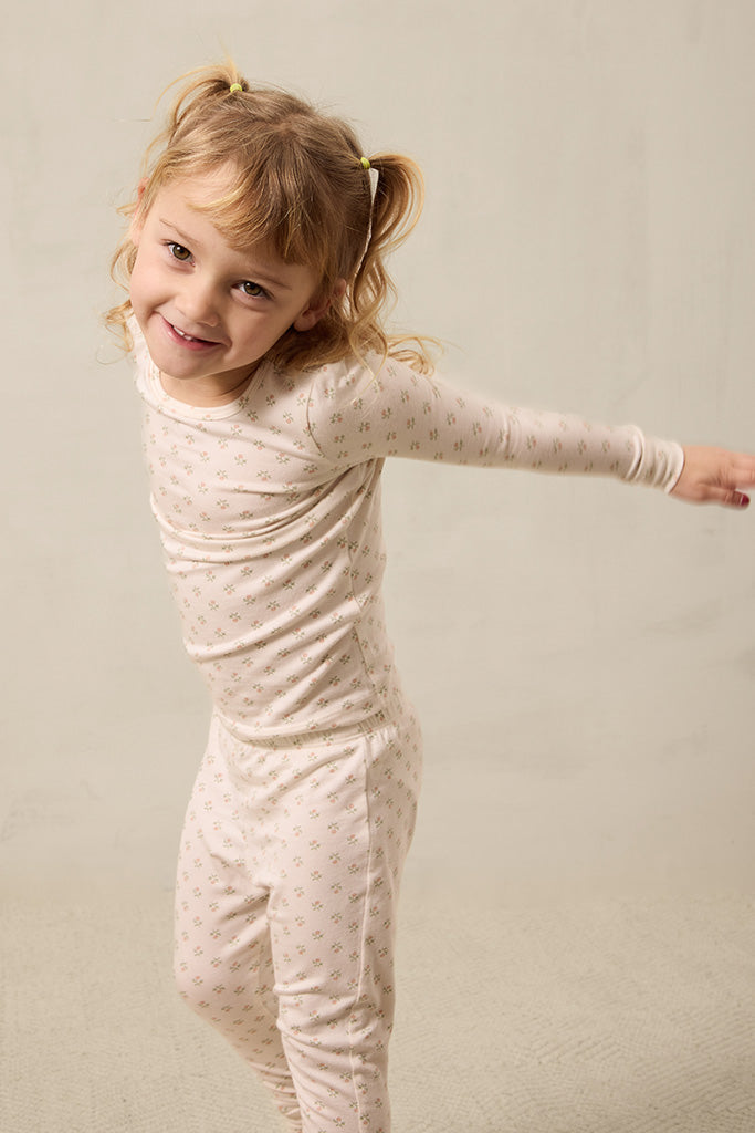 Blush Floret Toddler Sleep Set - Image 3