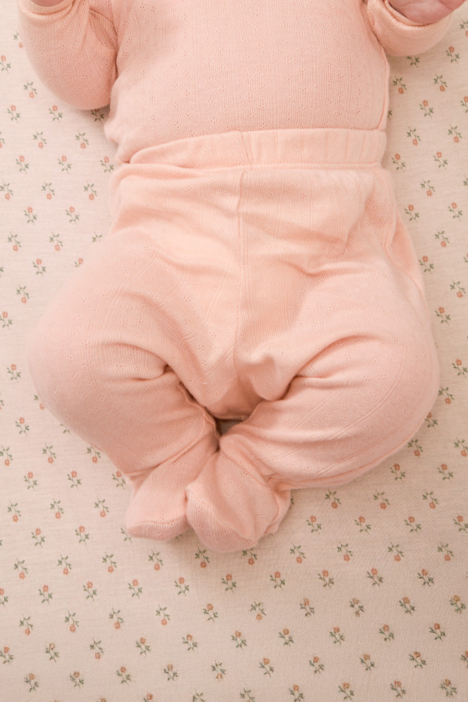Blush Pointelle Baby Sleep Set - Image 4
