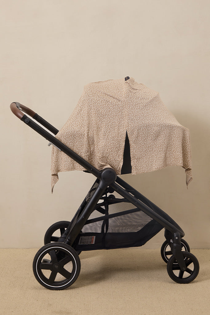 Cream Floral Nursing Cover - Image 6