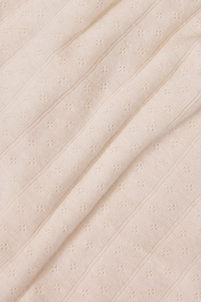 Cream Pointelle Baby Sleep Set - Image 6