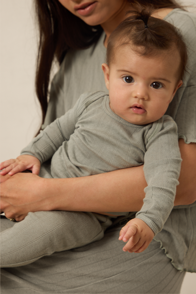 Mist Pointelle Baby Sleep Set - Image 4