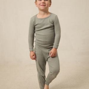 Mist Pointelle Toddler Sleep Set