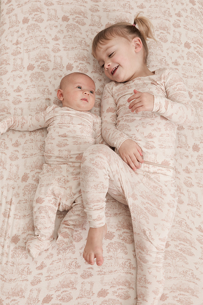 Rose Toile Toddler Sleep Set - Image 4