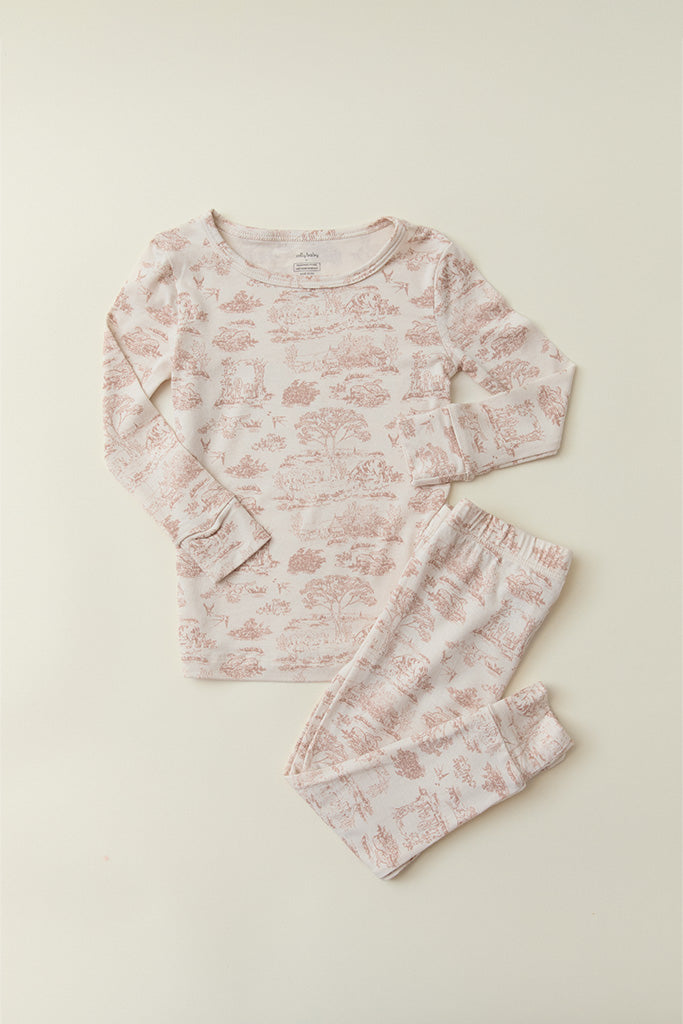 Rose Toile Toddler Sleep Set - Image 5