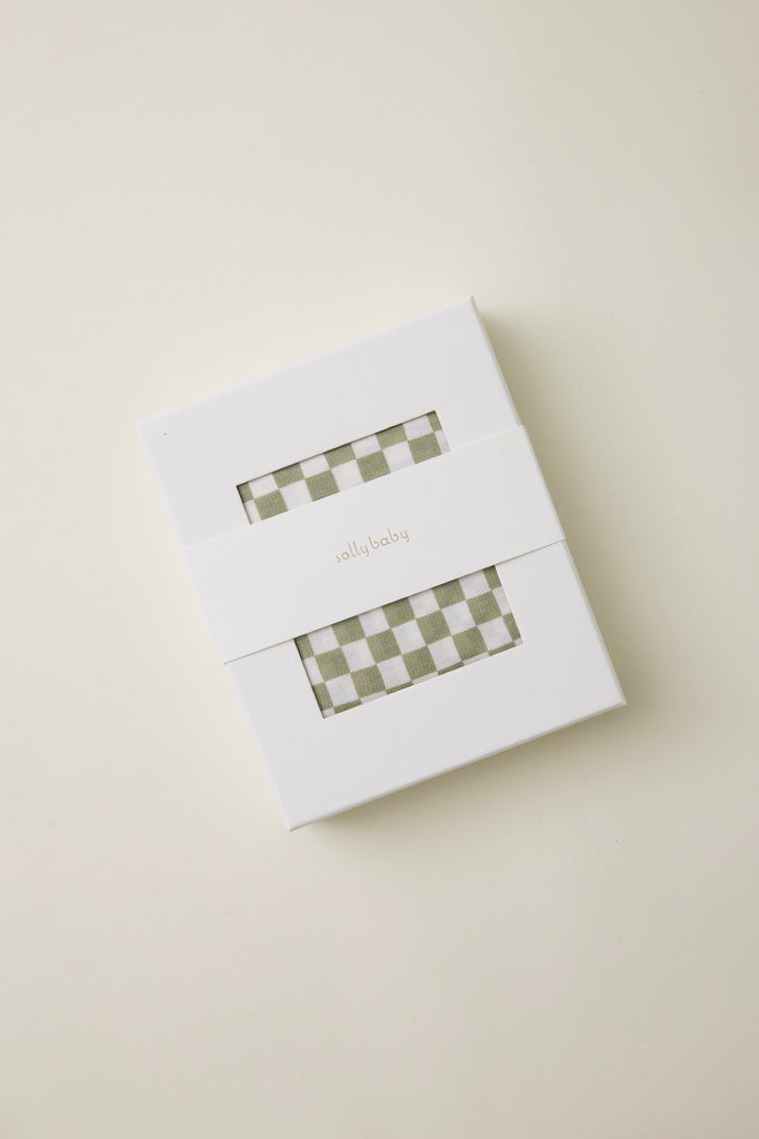 Sage Chequer Wrap - Image 5