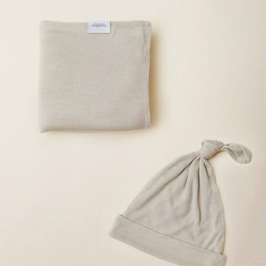 Spelt Swaddle + Hat Set